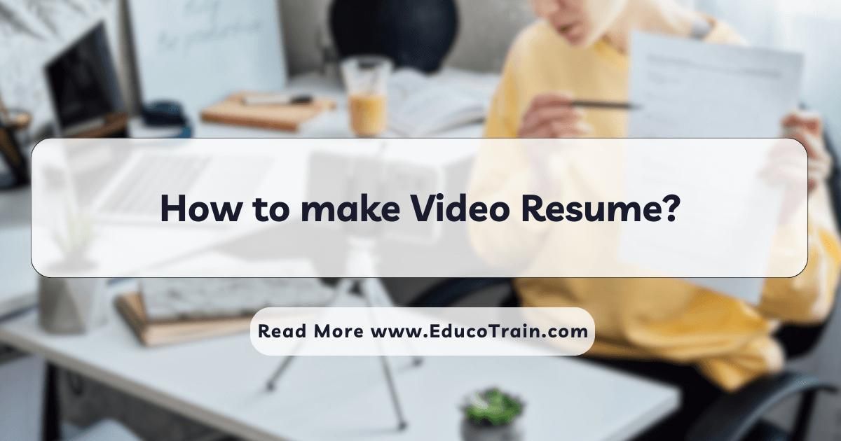 The Ultimate Guide to Creating a Captivating Video Resume